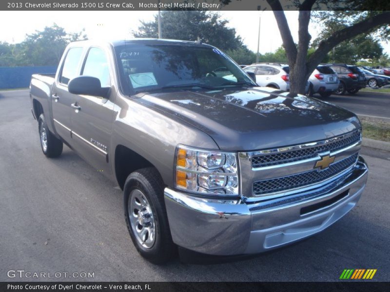 Mocha Steel Metallic / Ebony 2013 Chevrolet Silverado 1500 LS Crew Cab