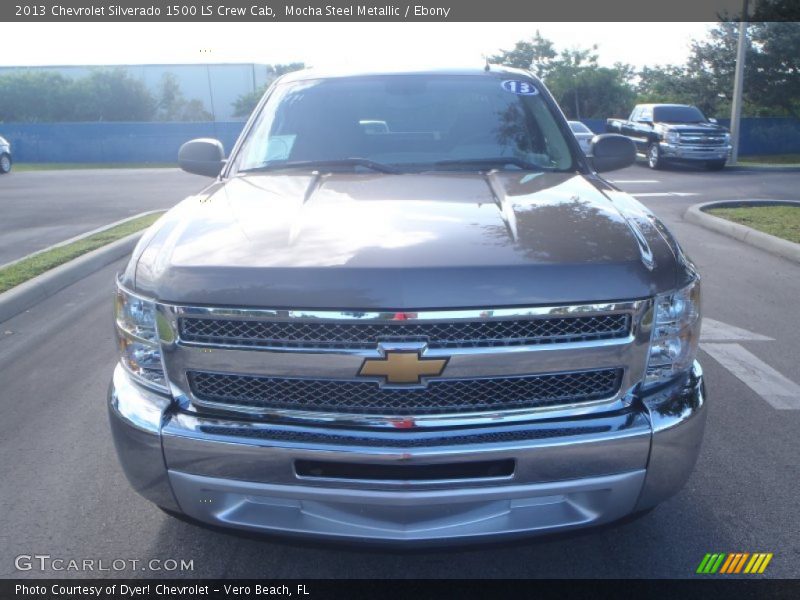 Mocha Steel Metallic / Ebony 2013 Chevrolet Silverado 1500 LS Crew Cab