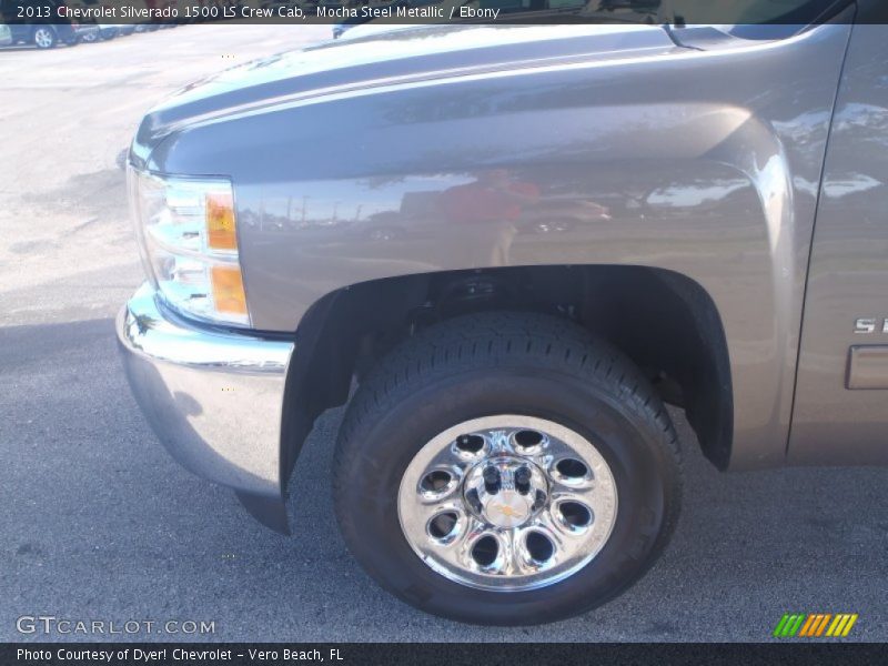 Mocha Steel Metallic / Ebony 2013 Chevrolet Silverado 1500 LS Crew Cab