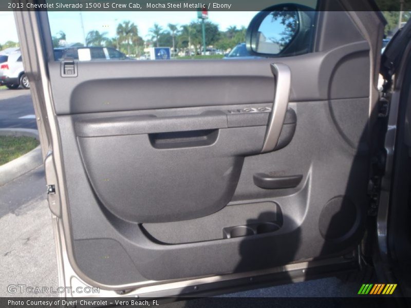 Mocha Steel Metallic / Ebony 2013 Chevrolet Silverado 1500 LS Crew Cab