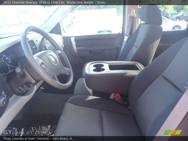 Mocha Steel Metallic / Ebony 2013 Chevrolet Silverado 1500 LS Crew Cab