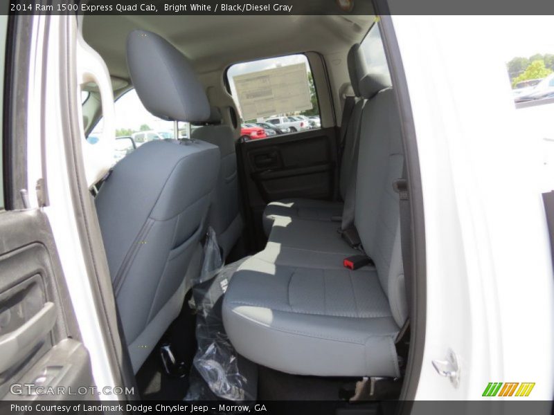 Bright White / Black/Diesel Gray 2014 Ram 1500 Express Quad Cab