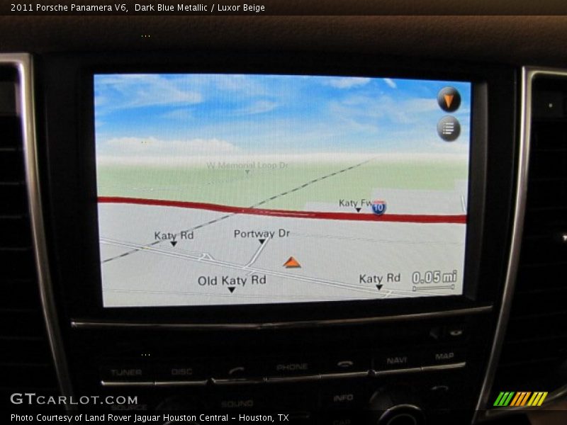 Dark Blue Metallic / Luxor Beige 2011 Porsche Panamera V6