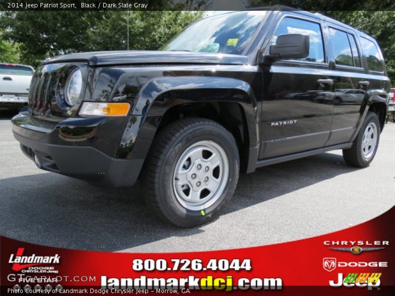 Black / Dark Slate Gray 2014 Jeep Patriot Sport