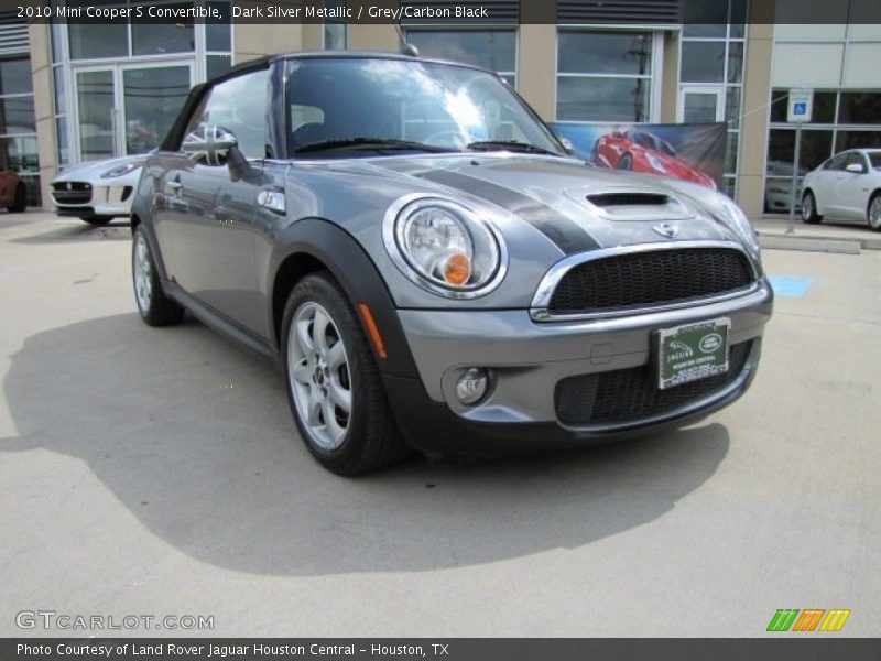 Dark Silver Metallic / Grey/Carbon Black 2010 Mini Cooper S Convertible