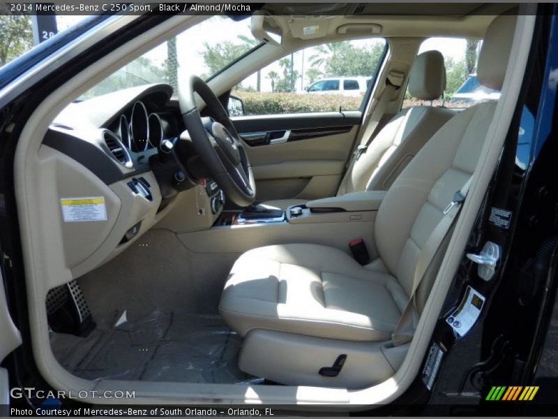 Black / Almond/Mocha 2014 Mercedes-Benz C 250 Sport