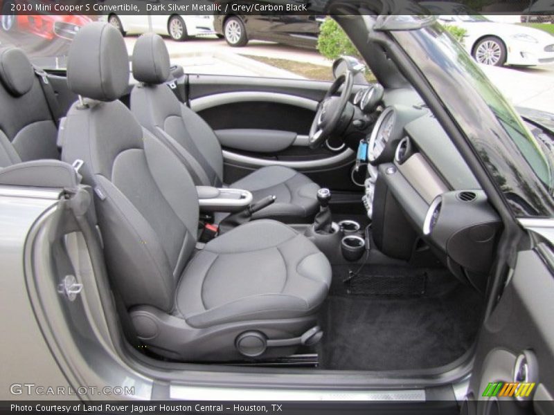 Dark Silver Metallic / Grey/Carbon Black 2010 Mini Cooper S Convertible