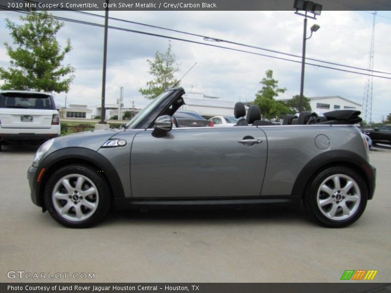 Dark Silver Metallic / Grey/Carbon Black 2010 Mini Cooper S Convertible