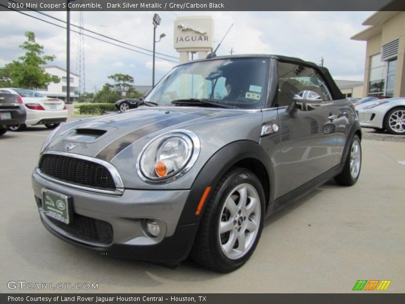 Dark Silver Metallic / Grey/Carbon Black 2010 Mini Cooper S Convertible