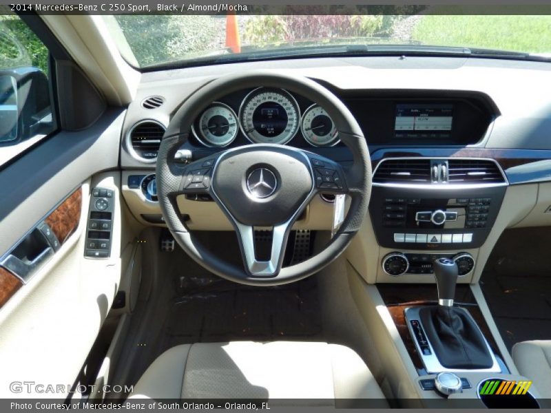 Black / Almond/Mocha 2014 Mercedes-Benz C 250 Sport