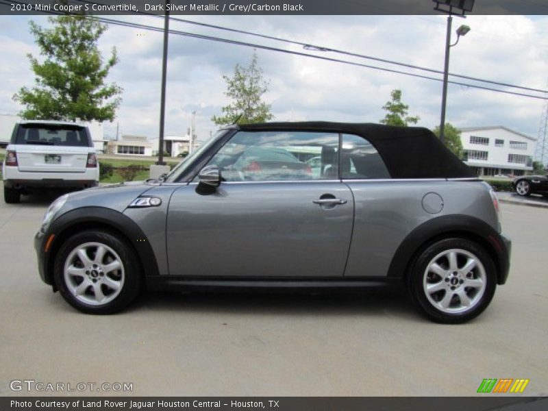 Dark Silver Metallic / Grey/Carbon Black 2010 Mini Cooper S Convertible