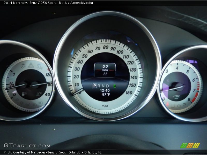 Black / Almond/Mocha 2014 Mercedes-Benz C 250 Sport