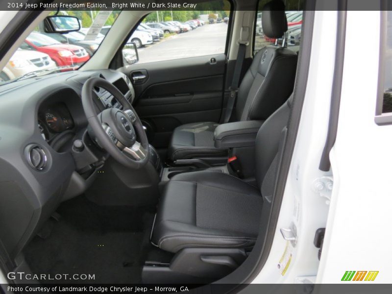 Bright White / Dark Slate Gray 2014 Jeep Patriot Freedom Edition