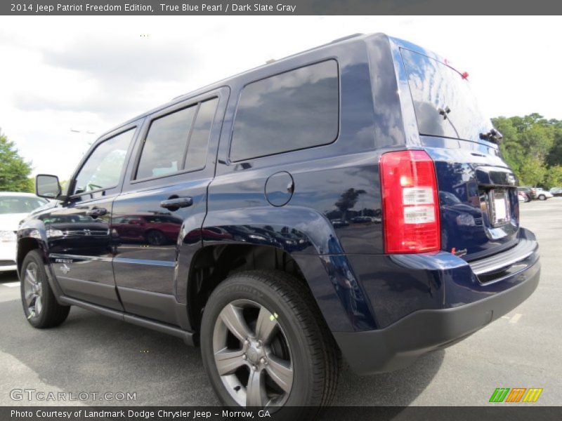 True Blue Pearl / Dark Slate Gray 2014 Jeep Patriot Freedom Edition