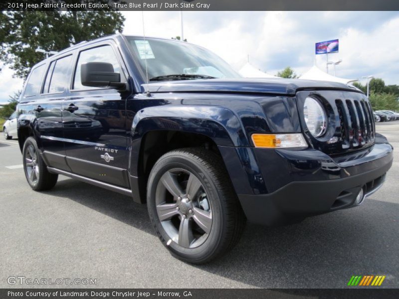 True Blue Pearl / Dark Slate Gray 2014 Jeep Patriot Freedom Edition