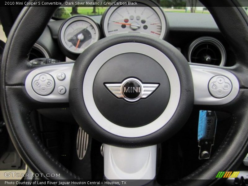 Dark Silver Metallic / Grey/Carbon Black 2010 Mini Cooper S Convertible