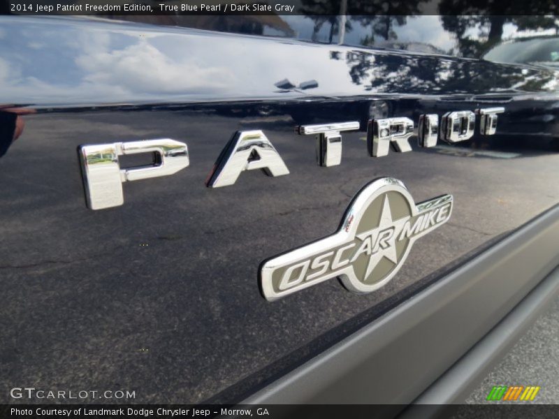 True Blue Pearl / Dark Slate Gray 2014 Jeep Patriot Freedom Edition