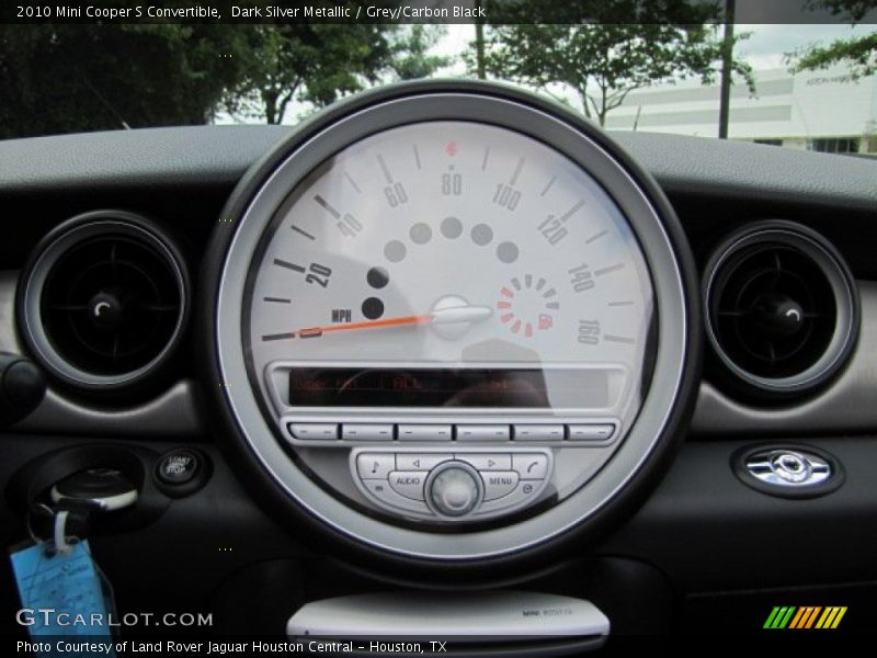 Dark Silver Metallic / Grey/Carbon Black 2010 Mini Cooper S Convertible