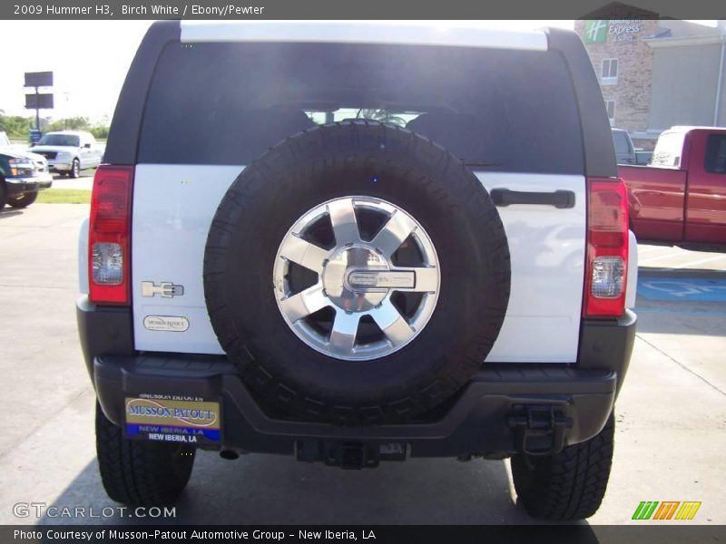 Birch White / Ebony/Pewter 2009 Hummer H3