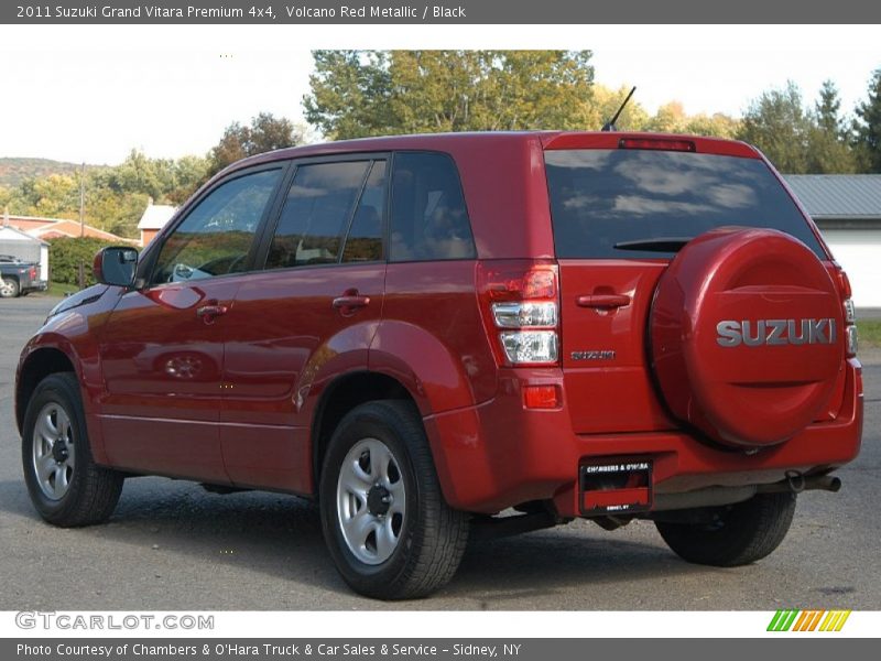 Volcano Red Metallic / Black 2011 Suzuki Grand Vitara Premium 4x4