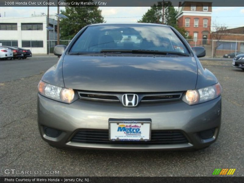 Galaxy Gray Metallic / Gray 2008 Honda Civic LX Coupe