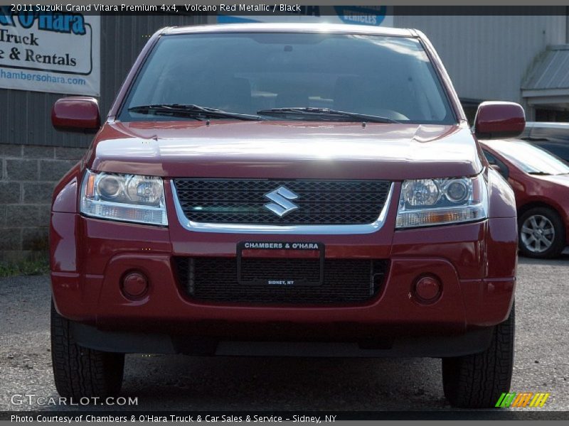 Volcano Red Metallic / Black 2011 Suzuki Grand Vitara Premium 4x4