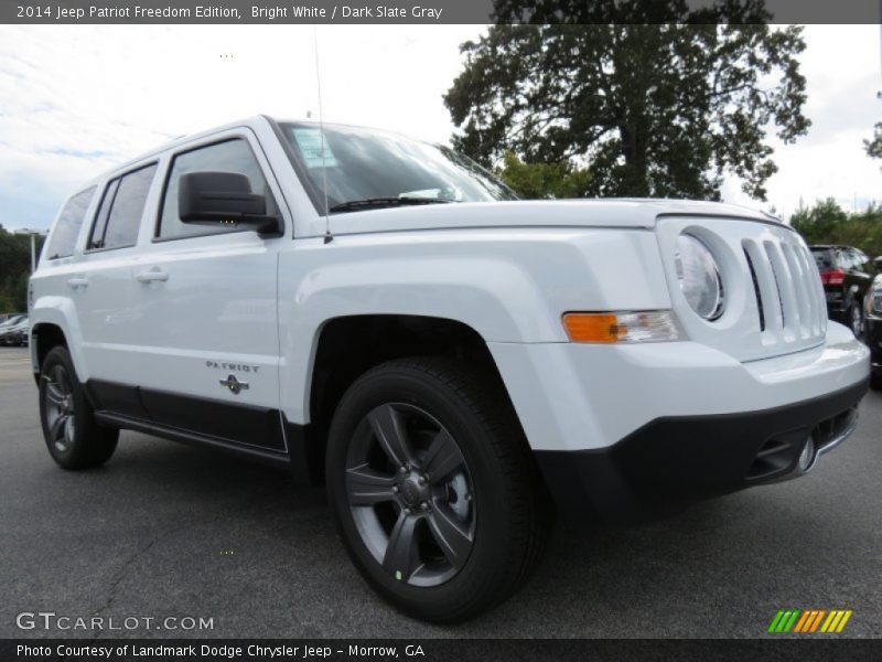 Bright White / Dark Slate Gray 2014 Jeep Patriot Freedom Edition