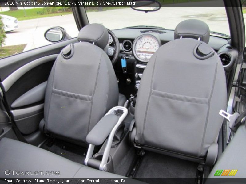 Dark Silver Metallic / Grey/Carbon Black 2010 Mini Cooper S Convertible