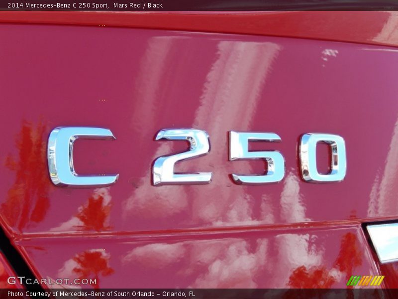 Mars Red / Black 2014 Mercedes-Benz C 250 Sport