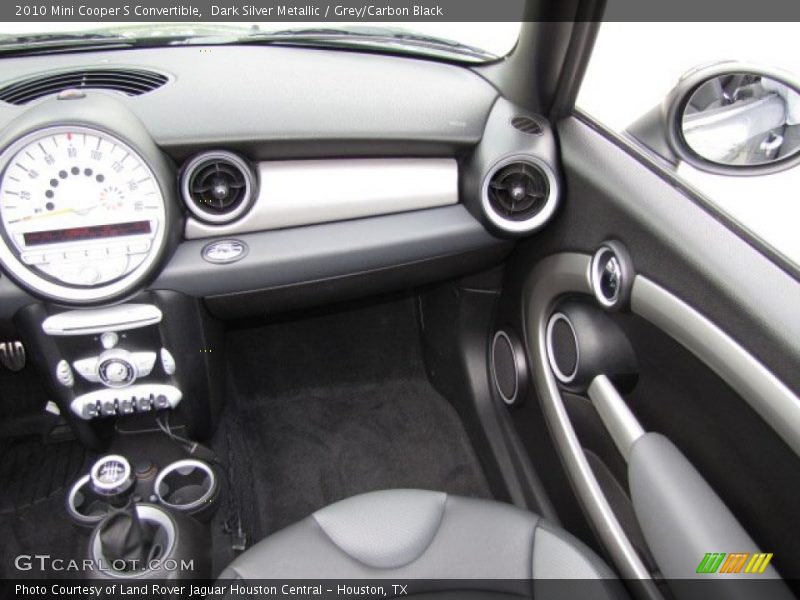 Dark Silver Metallic / Grey/Carbon Black 2010 Mini Cooper S Convertible