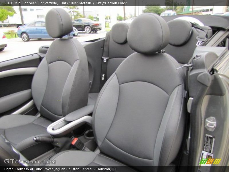 Dark Silver Metallic / Grey/Carbon Black 2010 Mini Cooper S Convertible