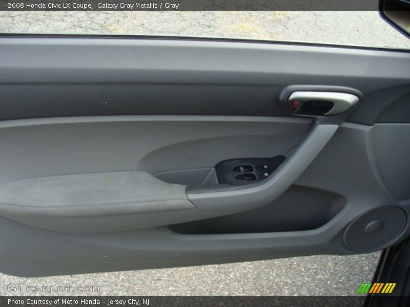 Galaxy Gray Metallic / Gray 2008 Honda Civic LX Coupe