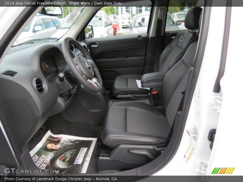 Bright White / Dark Slate Gray 2014 Jeep Patriot Freedom Edition