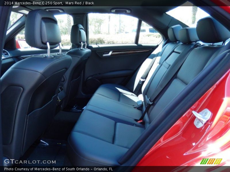 Mars Red / Black 2014 Mercedes-Benz C 250 Sport