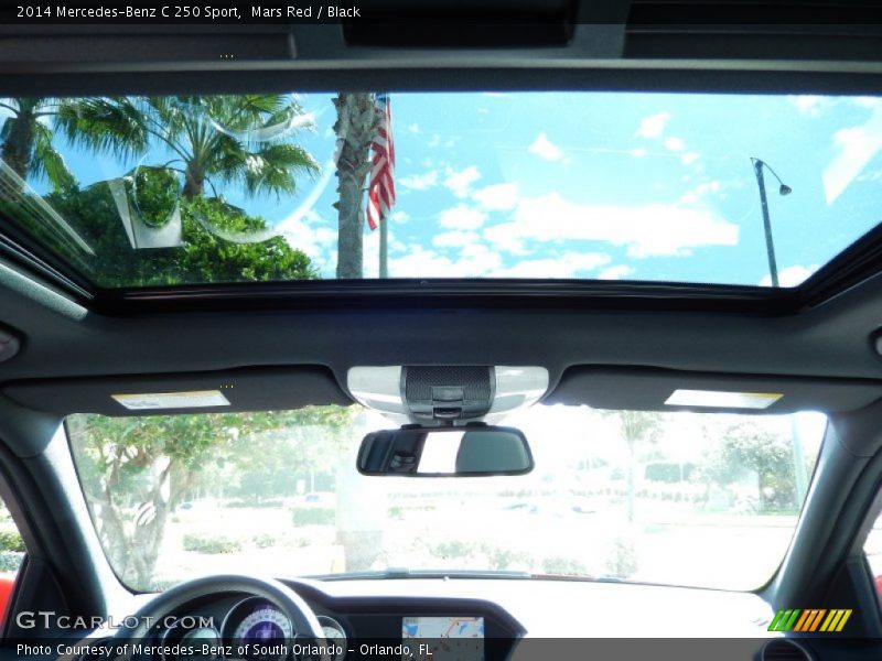 Mars Red / Black 2014 Mercedes-Benz C 250 Sport