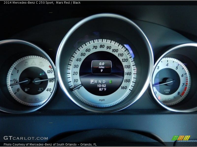 Mars Red / Black 2014 Mercedes-Benz C 250 Sport