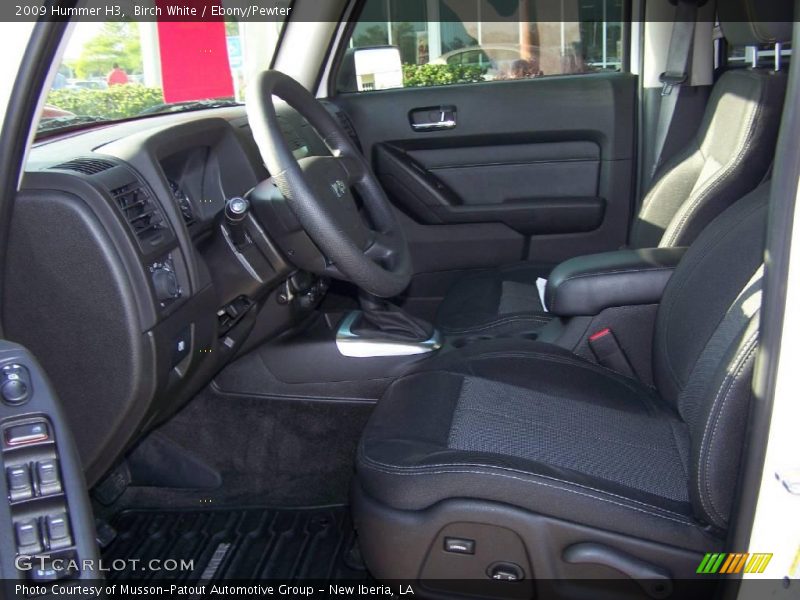 Birch White / Ebony/Pewter 2009 Hummer H3