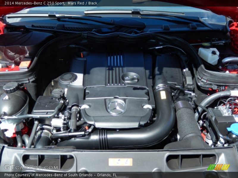 Mars Red / Black 2014 Mercedes-Benz C 250 Sport