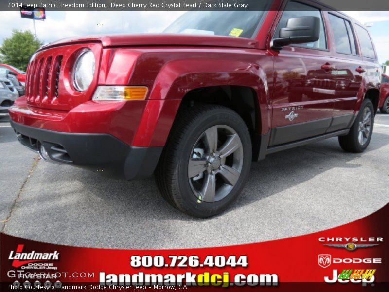 Deep Cherry Red Crystal Pearl / Dark Slate Gray 2014 Jeep Patriot Freedom Edition