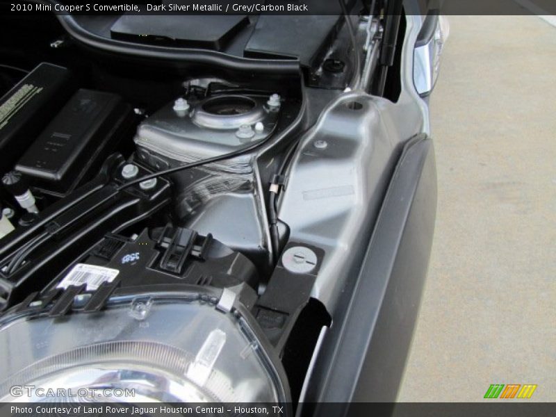 Dark Silver Metallic / Grey/Carbon Black 2010 Mini Cooper S Convertible