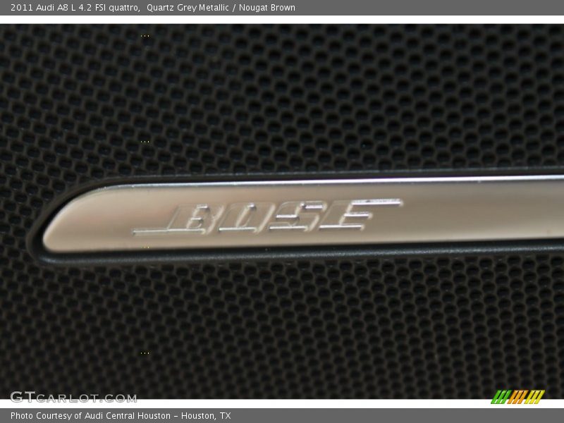 Quartz Grey Metallic / Nougat Brown 2011 Audi A8 L 4.2 FSI quattro