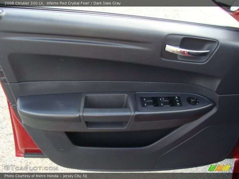 Inferno Red Crystal Pearl / Dark Slate Gray 2008 Chrysler 300 LX