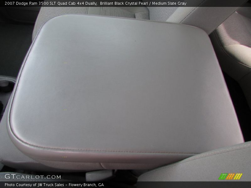Brilliant Black Crystal Pearl / Medium Slate Gray 2007 Dodge Ram 3500 SLT Quad Cab 4x4 Dually