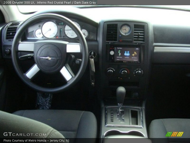 Inferno Red Crystal Pearl / Dark Slate Gray 2008 Chrysler 300 LX
