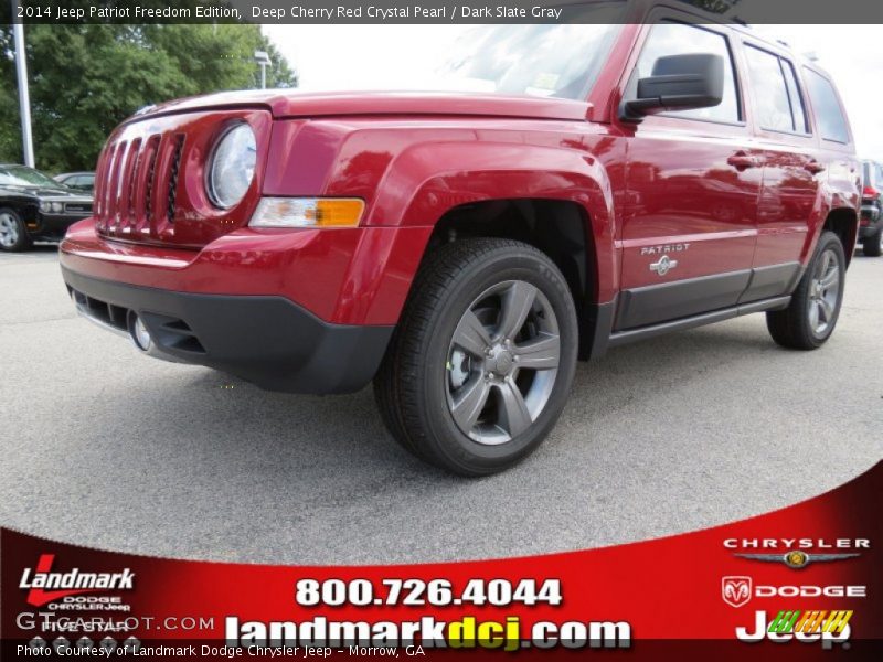 Deep Cherry Red Crystal Pearl / Dark Slate Gray 2014 Jeep Patriot Freedom Edition