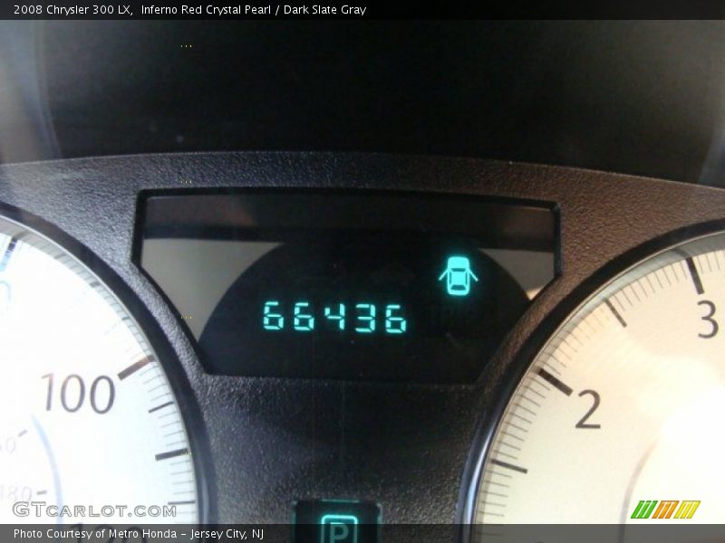 Inferno Red Crystal Pearl / Dark Slate Gray 2008 Chrysler 300 LX