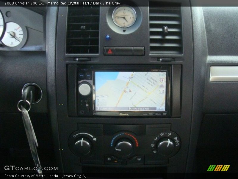 Inferno Red Crystal Pearl / Dark Slate Gray 2008 Chrysler 300 LX