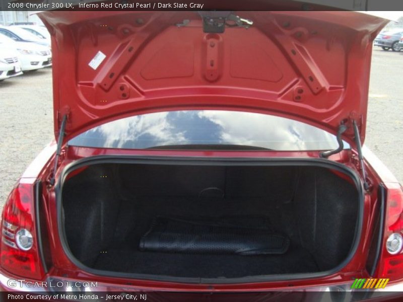 Inferno Red Crystal Pearl / Dark Slate Gray 2008 Chrysler 300 LX
