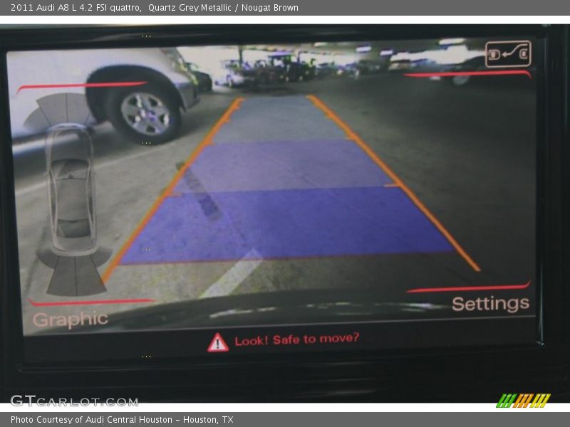 Quartz Grey Metallic / Nougat Brown 2011 Audi A8 L 4.2 FSI quattro