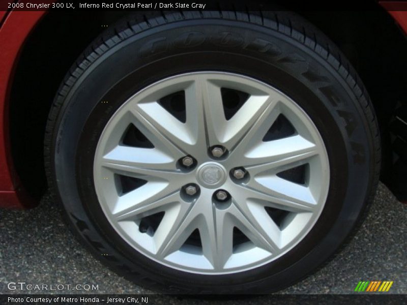 Inferno Red Crystal Pearl / Dark Slate Gray 2008 Chrysler 300 LX